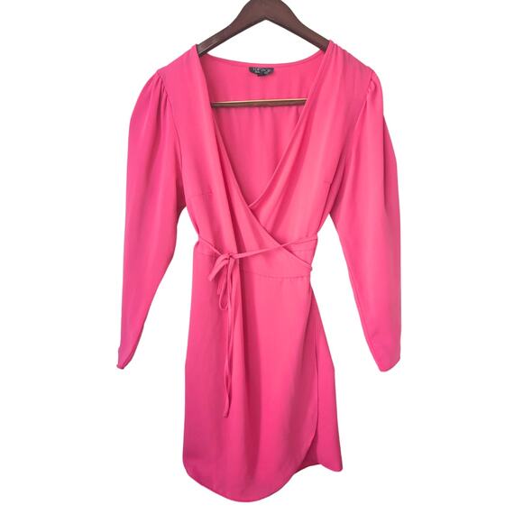 TOPSHOP Wrap-up Mini Dress - Picture 1 of 3